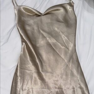 Birdy Grey champagne maxi dress